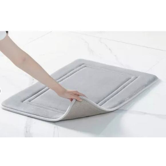 Truly Calm Antimicrobial Memory Foam 2-Pc. Bath Rug Set, 20" x 32" - Picture 2 of 5